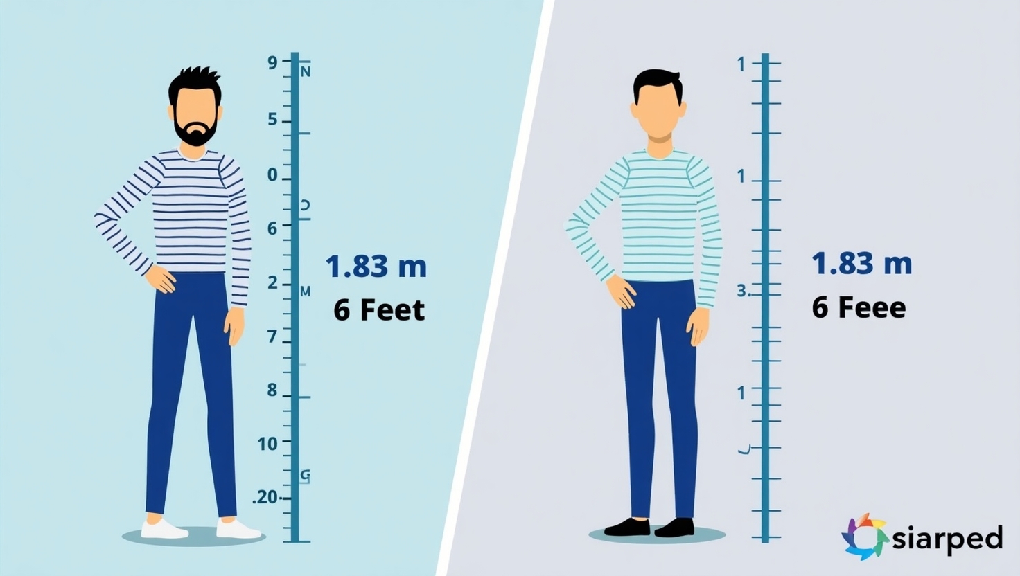 1.83 m in Feet